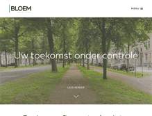 Tablet Screenshot of bloem.nl